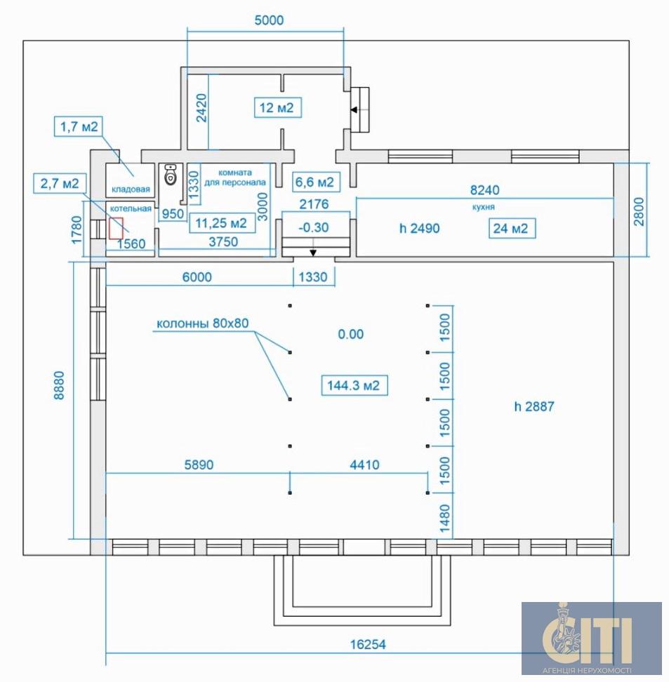 Діюче кафе в центрі Житомира, 200 м2