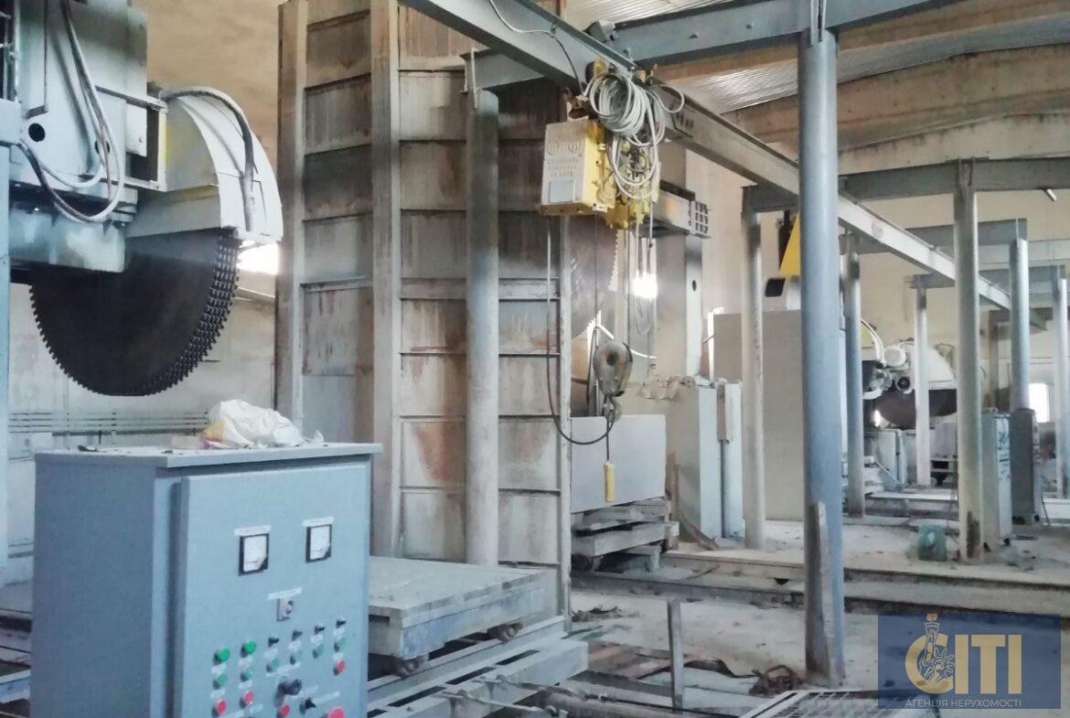 Каменеобробне підприємство (обробка граніту), 2 040 м2