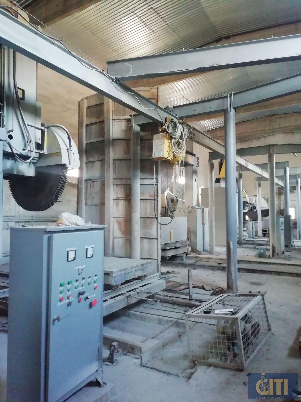 Каменеобробне підприємство (обробка граніту), 2 040 м2