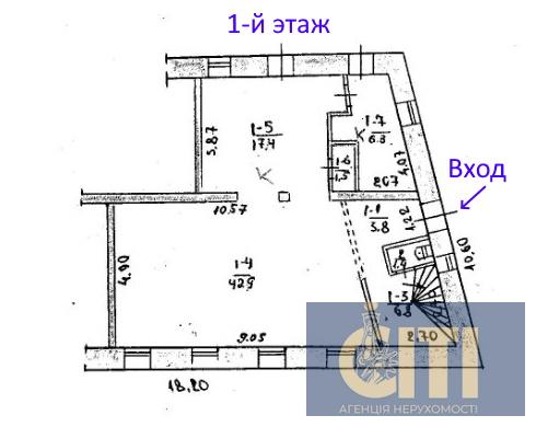 Магазин-кафе в центрі Житомира, 120 кв.м.