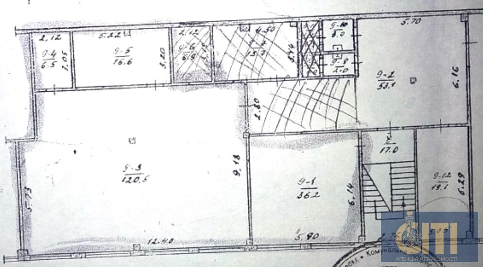 Офісне приміщення район ТРЦ ГЛОБАЛ, 184 м2