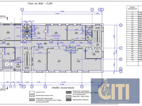 Окремо розташована будівля в центрі, 1750 кв.м.