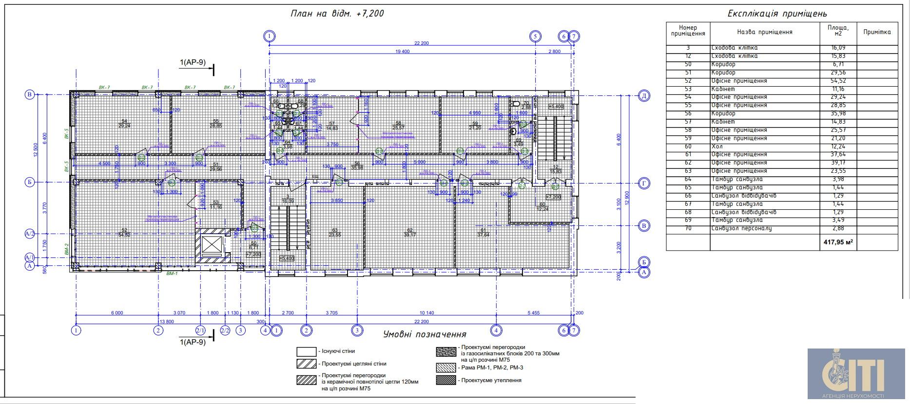 Окремо розташована будівля в центрі, 1750 кв.м.