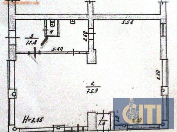 Приміщення магазину промислових товарів у центрі Житомира, 92 кв.м.