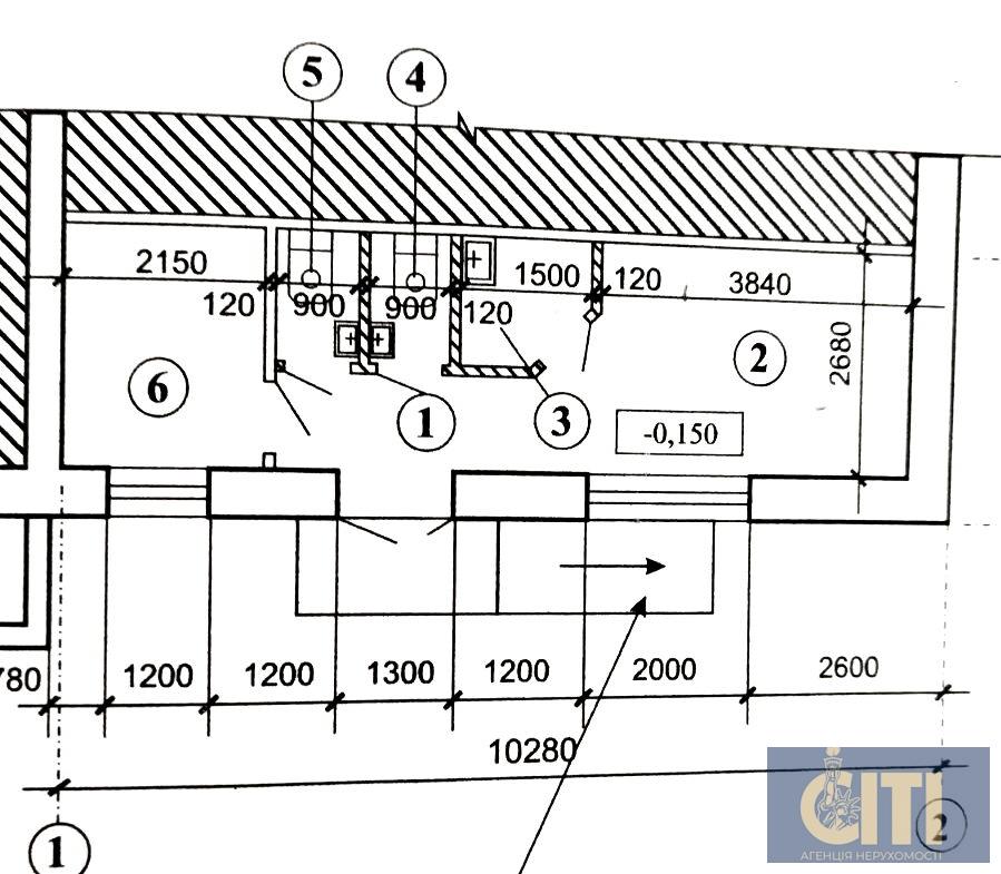 Приміщення в центрі по вул.Ольжича, 26 м2