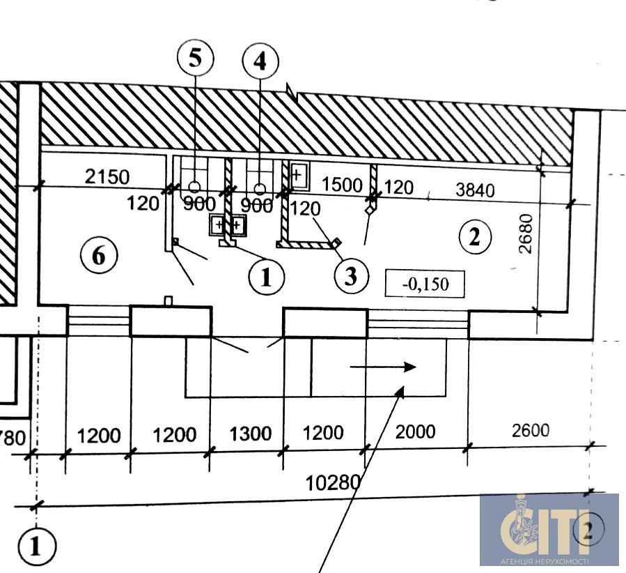 Приміщення в центрі по вул.Ольжича, 26 м2