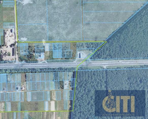 Земельна ділянка на трасі Житомир-Київ, 50 соток