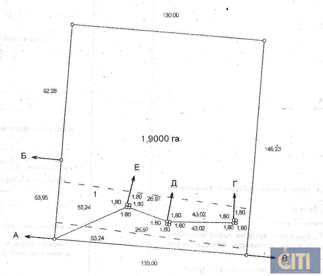 Земельна ділянка в Новоград-Волинському районі, 1,9 га