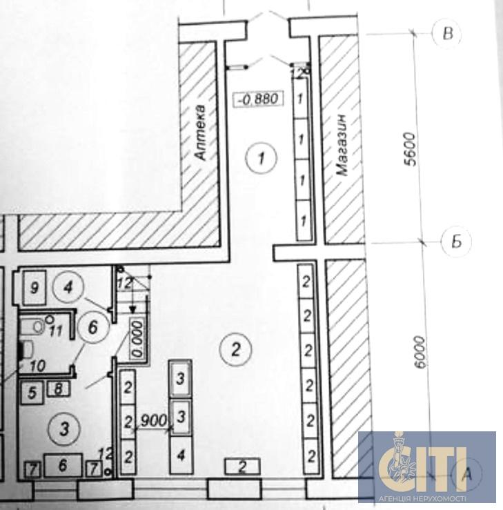 Продаж: Магазин вул. Хлібна, 55 м2