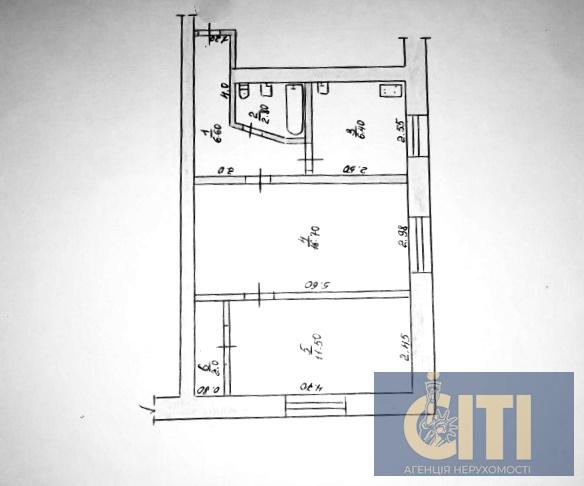 Квартира під бізнес + підвал у центрі, 46 м2