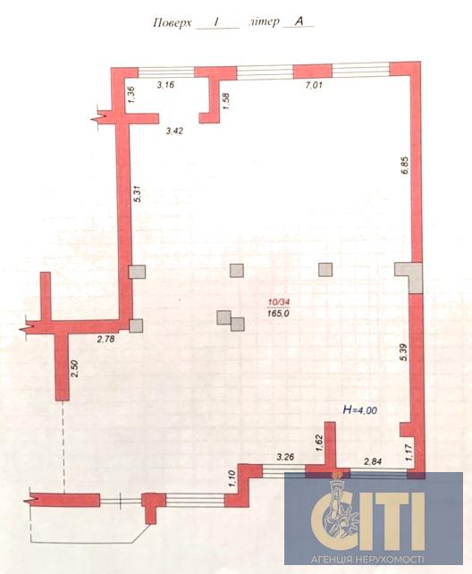 Комерційне приміщення в новобудові, 165 м2