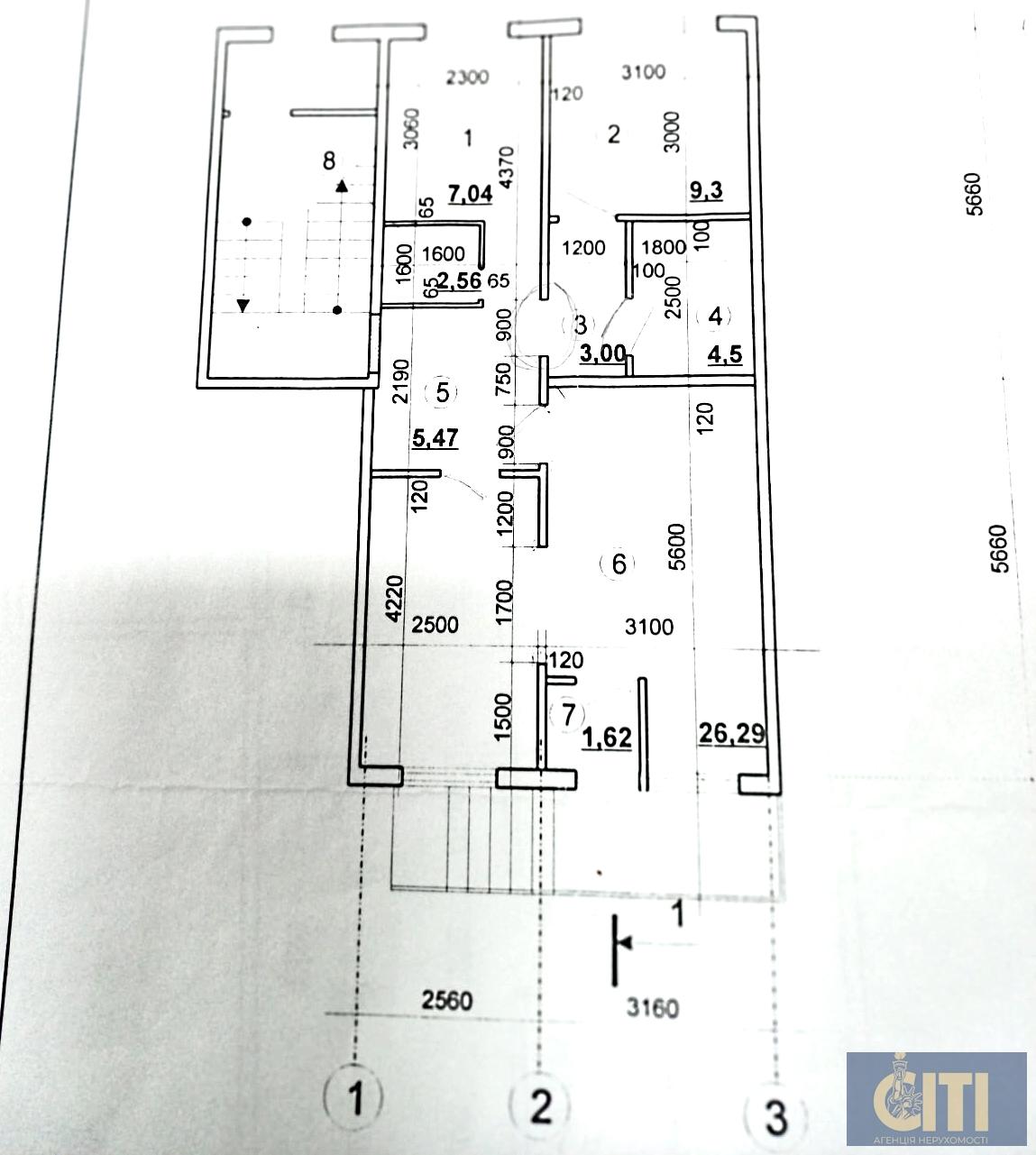 Магазин по вул.Хлібна (Житній ринок), 60 кв.м.