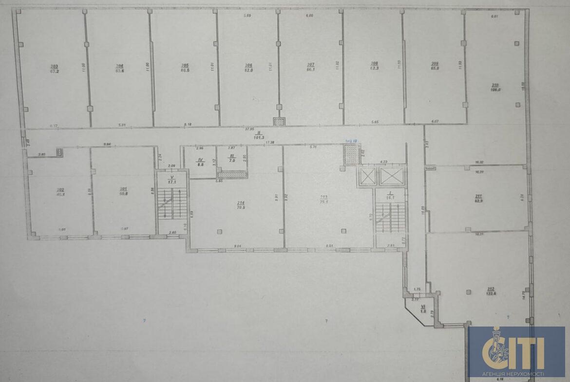 Приміщення в новому торгово-офісному центрі на Київській від 100 кв.м.