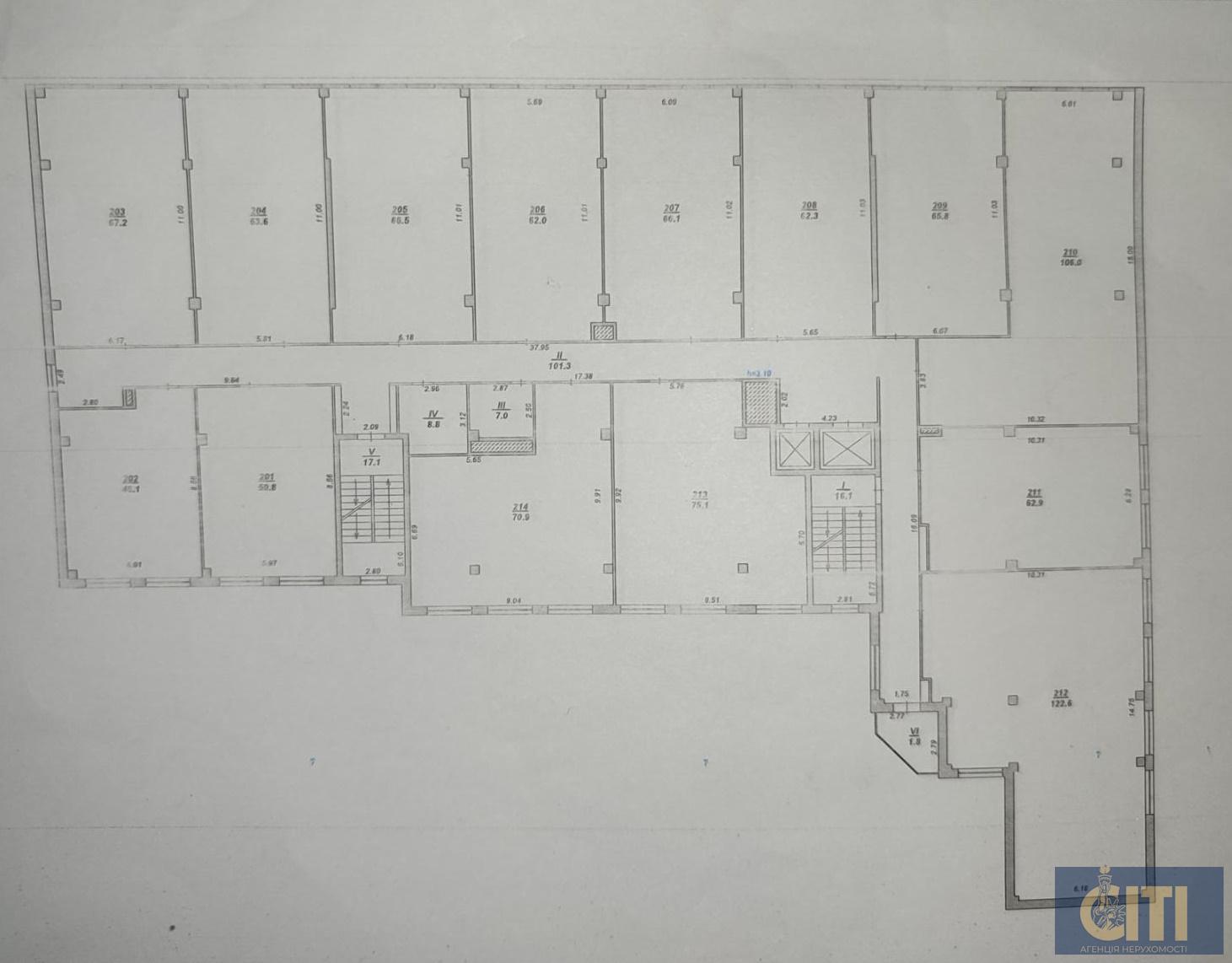 Помещения в новом торгово-офисном центре на Киевской от 100 кв.м. Приміщення в новому торгово-офісному центрі на Київській від 100 кв.м.