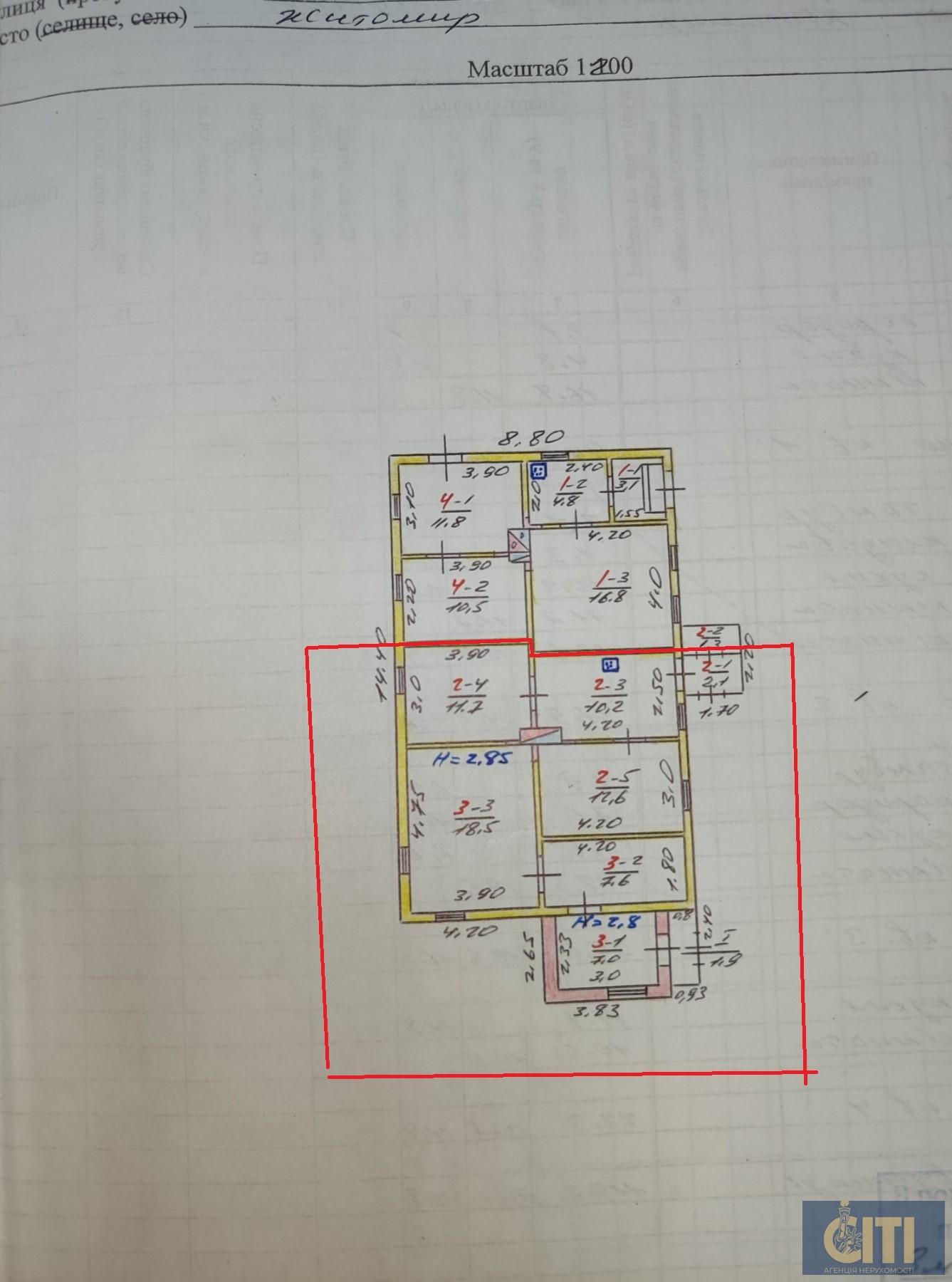Продаж частини будинку під бізнес 60 м² на Гоголівській/Хлібній