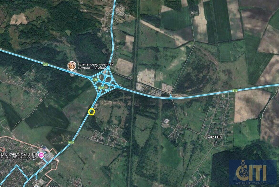 Фасадна ділянка під бізнес 0.59 га на трасі