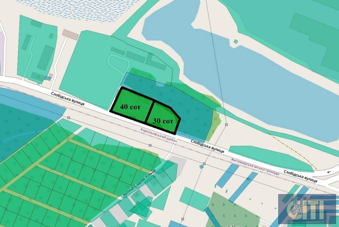 Продаж земельної ділянки комерційного призначення, 40 сот. район Паперової ф-ки