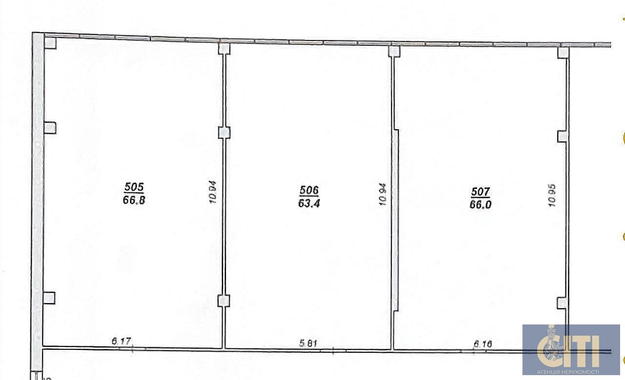 Продається приміщення під офіс в центрі міста Житомир по вулиці Київська,  площею 196 м2
