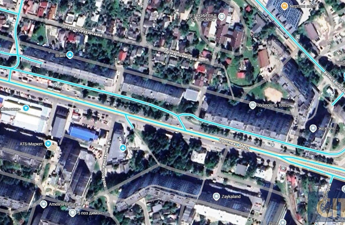 3-кімнатна квартира на першому поверсі по проспекту Миру під бізнес, 63 м²