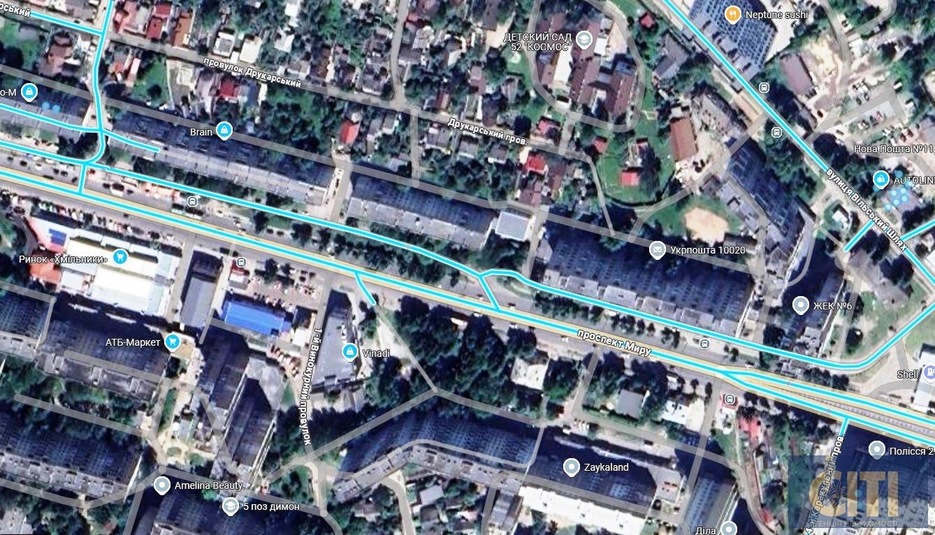 3-комнатная квартира на первом этаже по проспекту Мира под бизнес, 63 м² 3-кімнатна квартира на першому поверсі по проспекту Миру під бізнес, 63 м²