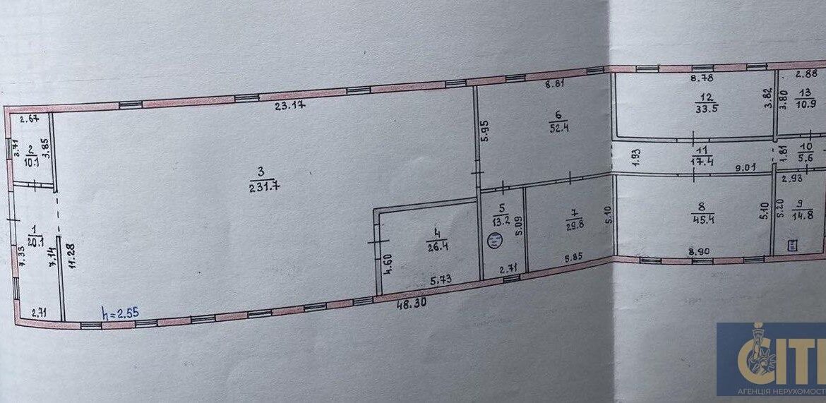 Продаж нежитлової будівлі у м.Коростень загальною площею 511 м²