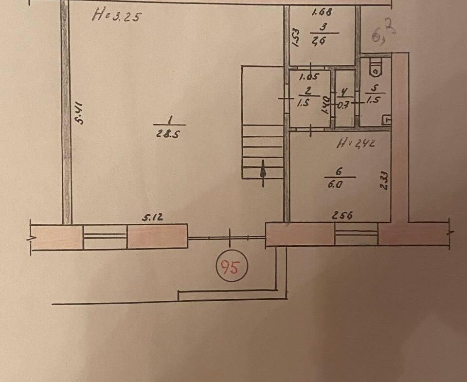 Оренда приміщення комерційного призначення, по вул.Київська, 42 м2.