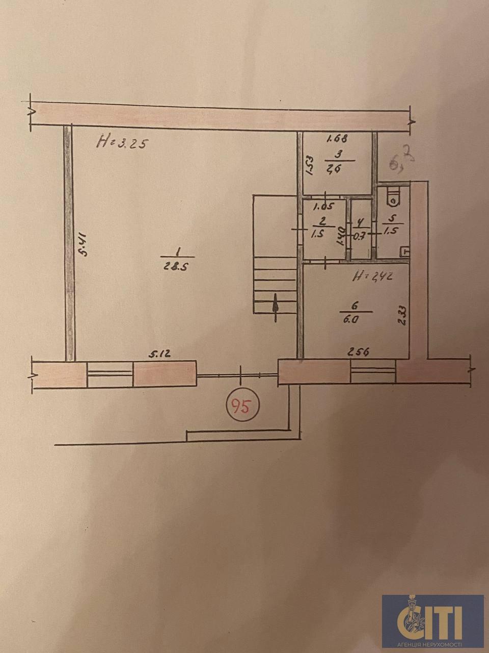 Оренда приміщення комерційного призначення, по вул.Київська, 42 м2.