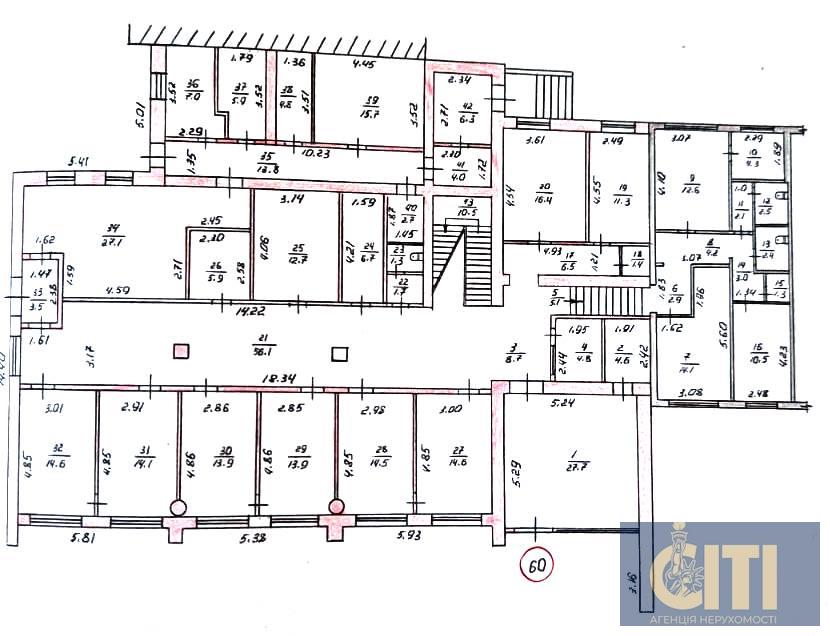Продаж двоповерхової окремо розташованої будівлі в центрі Житомира, 700 кв.м.