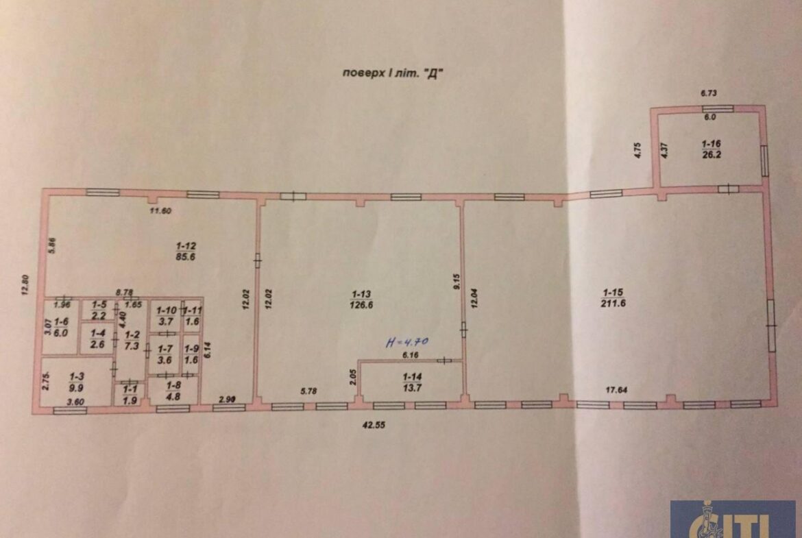Промислове приміщення в Житомирі із земельною ділянкою у власності