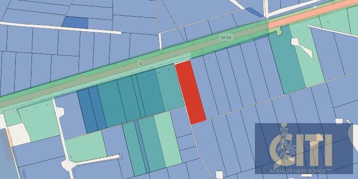 Продаж земельної ділянки комерційного призначення, 1-4.9 га, траса Київ-Житомир