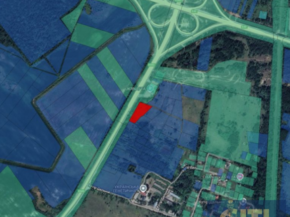 Фасадна ділянка під бізнес 0.59 га на трасі