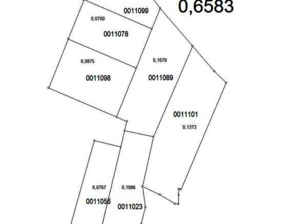 Продаж земельної ділянки під будівництво в с.Зарічани, площа 66 сот.