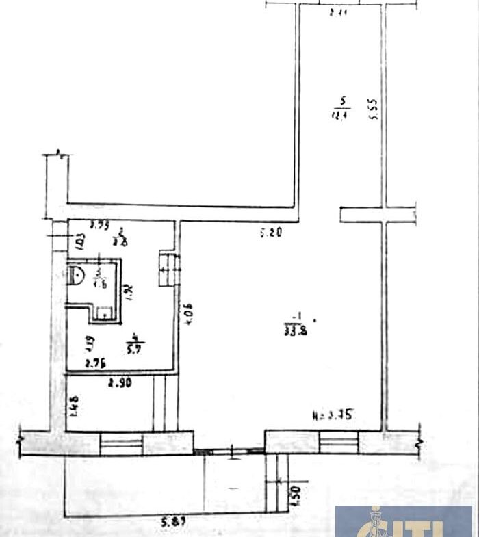 Продається комерційне приміщення в центрі Житомира, по вулиці Київська, 56 м²