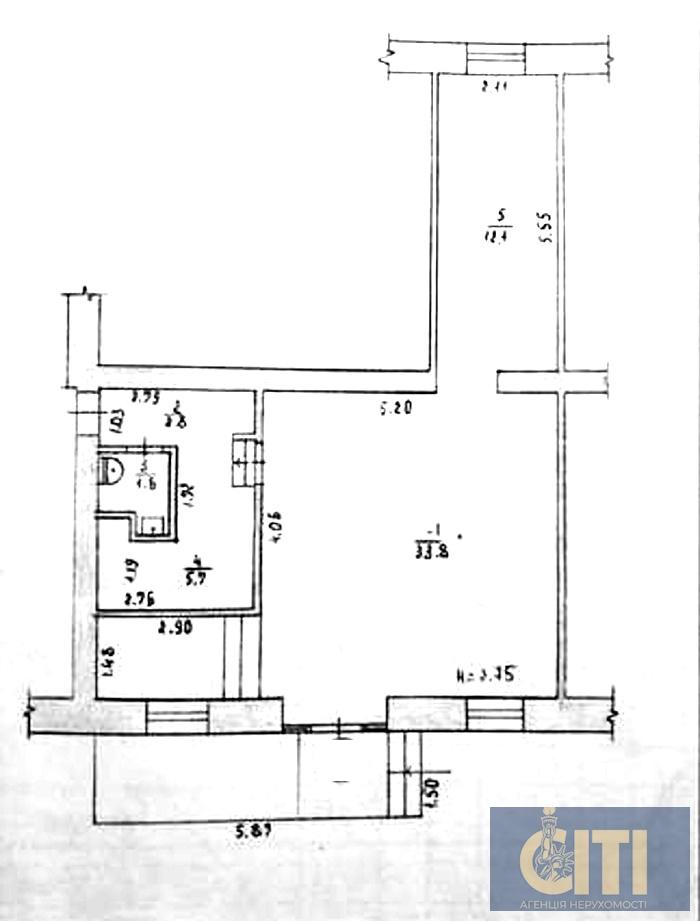 Продається комерційне приміщення в центрі Житомира, по вулиці Київська, 56 м²