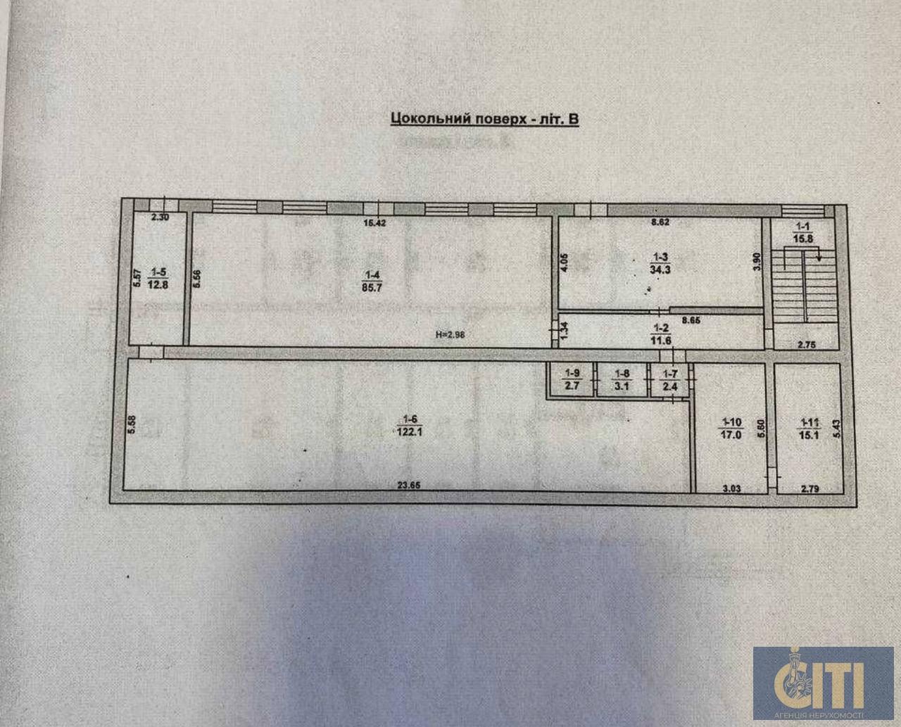 Пропонується до продажу комерційне приміщення (район Крошня), 1310 м²