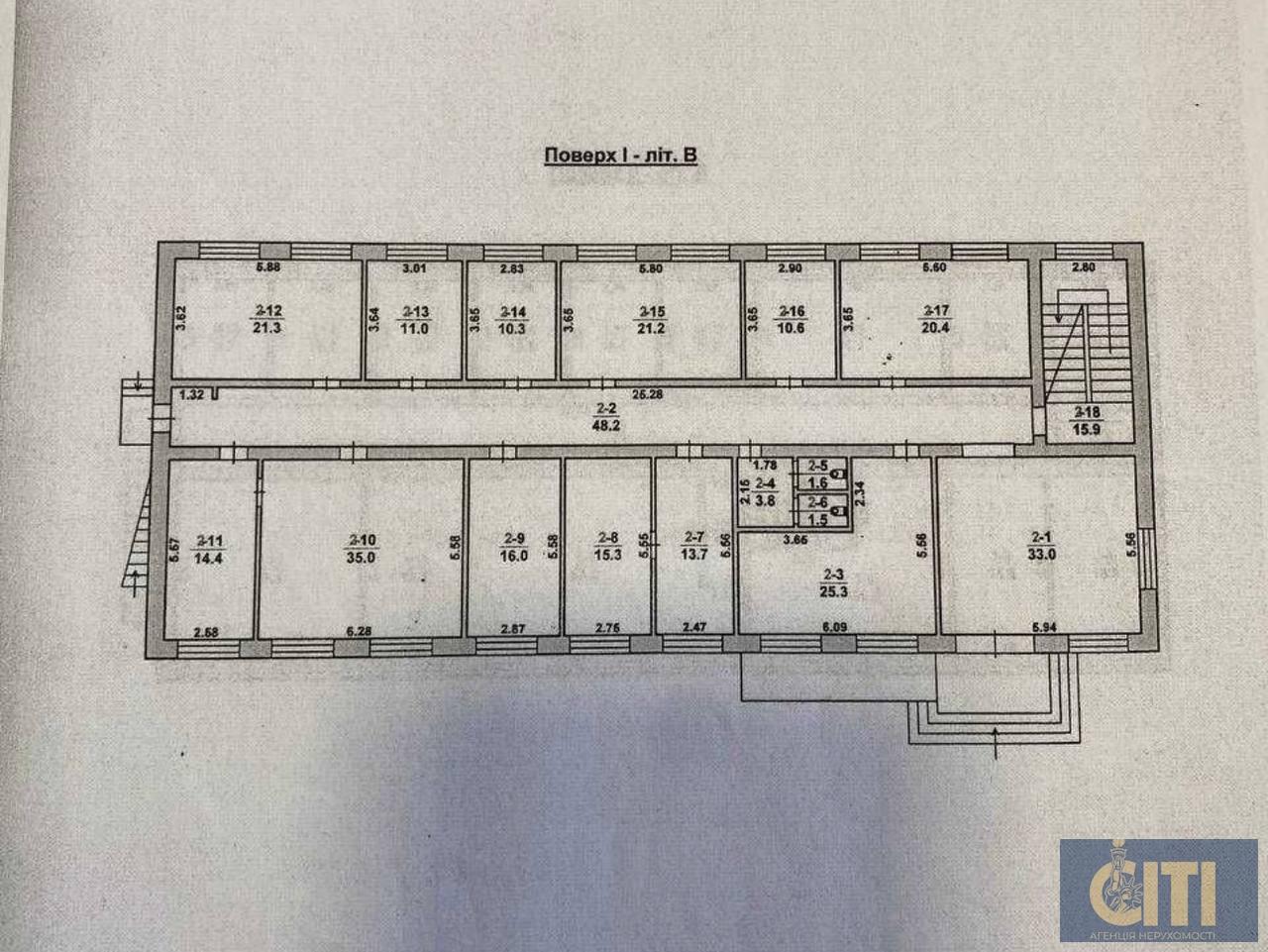 Пропонується до продажу комерційне приміщення (район Крошня), 1310 м²