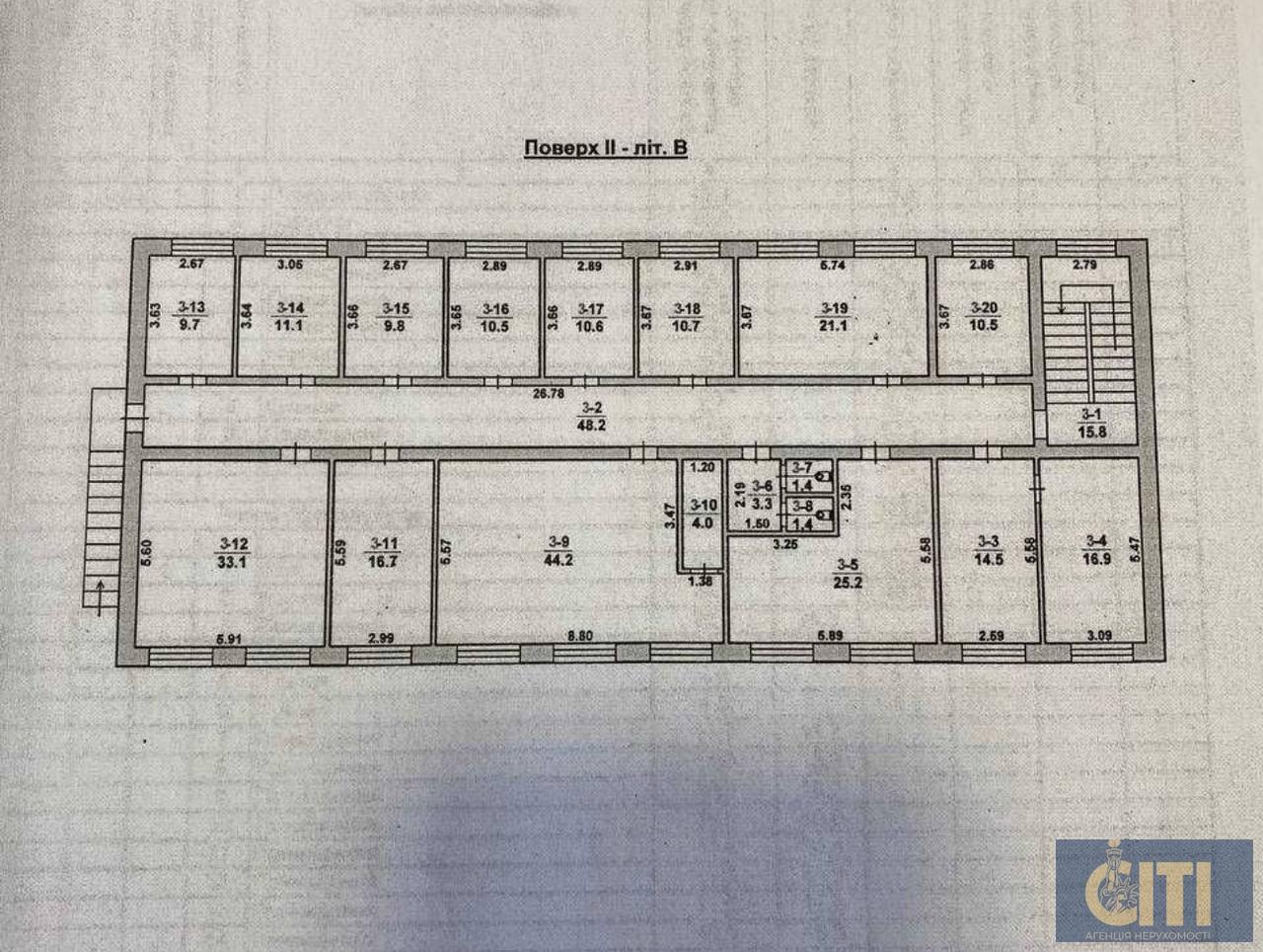 Пропонується до продажу комерційне приміщення (район Крошня), 1310 м²