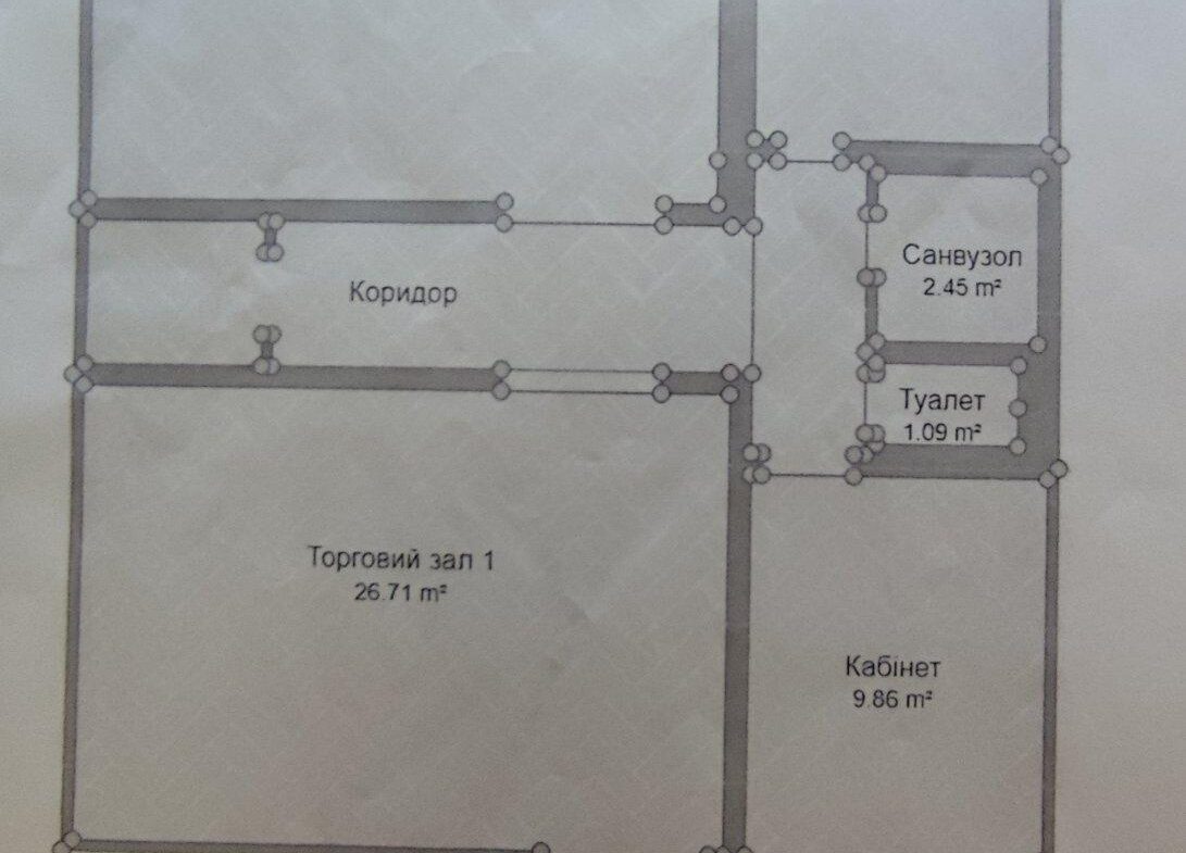 Пропонується в оренду нежитлове приміщення загальною площею 103 м², проспект Миру