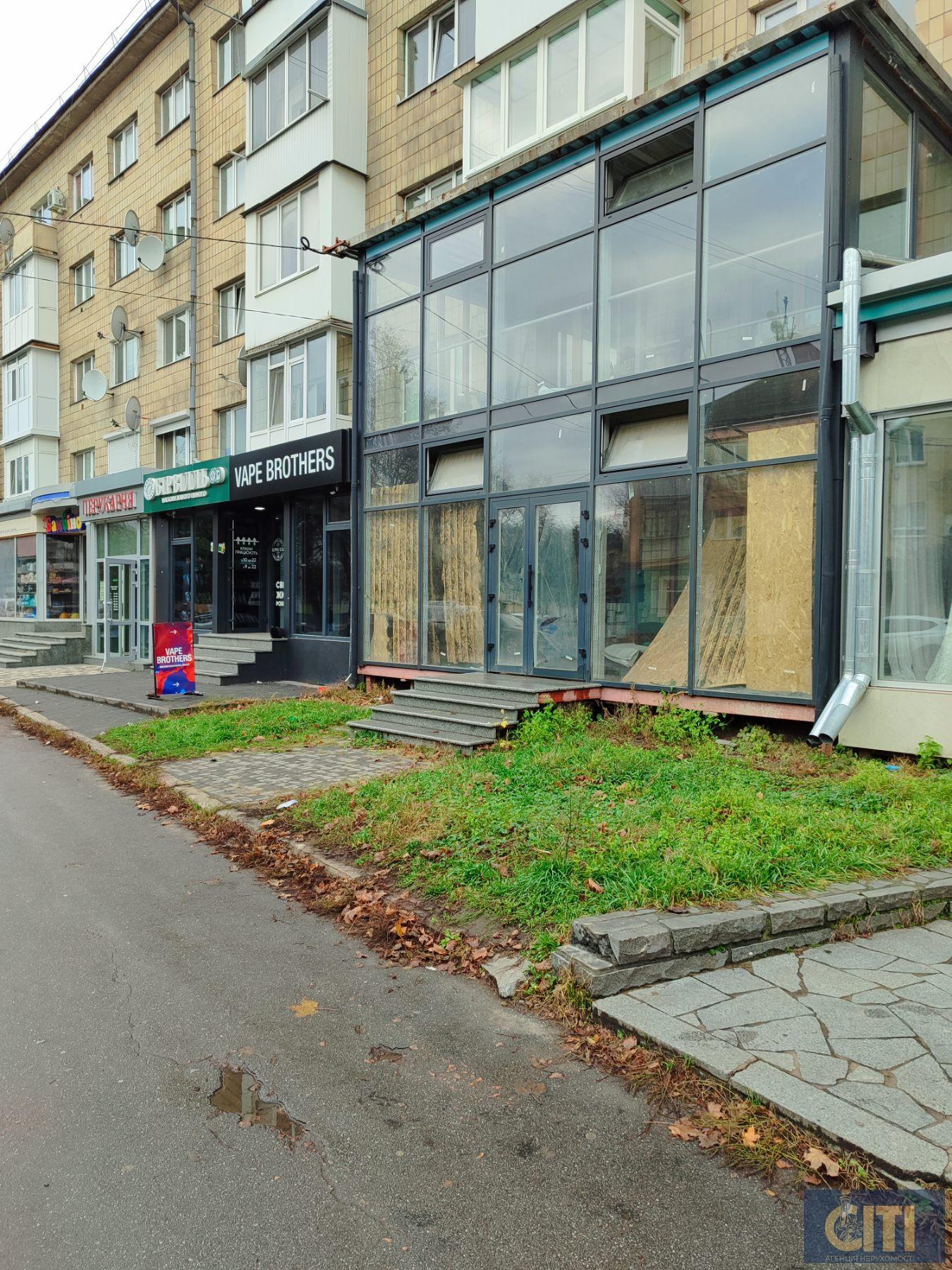 Оренда приміщення 180 кв. м. у центрі Житомира район перехрестя Н. Сотні/Лятошинського