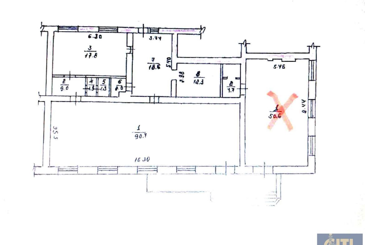 Оренда нежитлового приміщення в центрі загальною площею 155 кв.м. по вулиці Київській, район ЦУМу